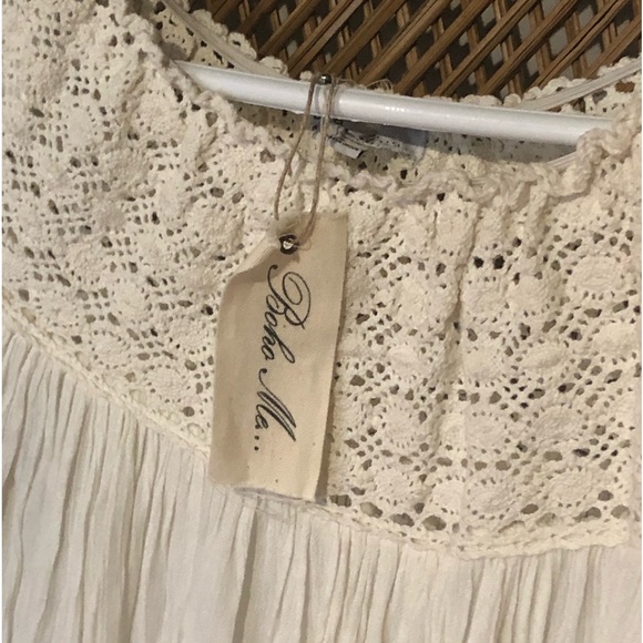 White BOHO Me Rayon blouse/top - Picture 5 of 13